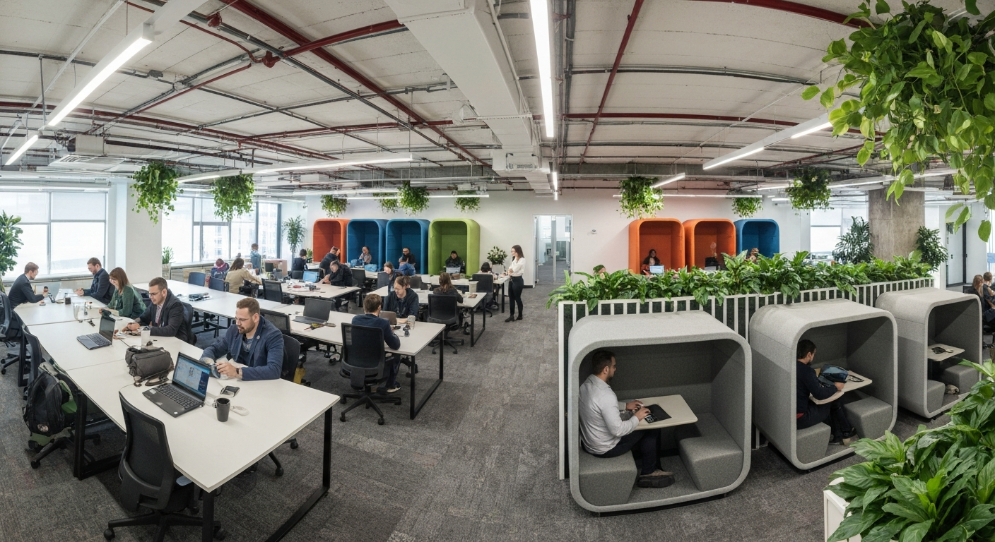 Акустичні кабіни для коворкінгу: must-have інфраструктура 2026 року